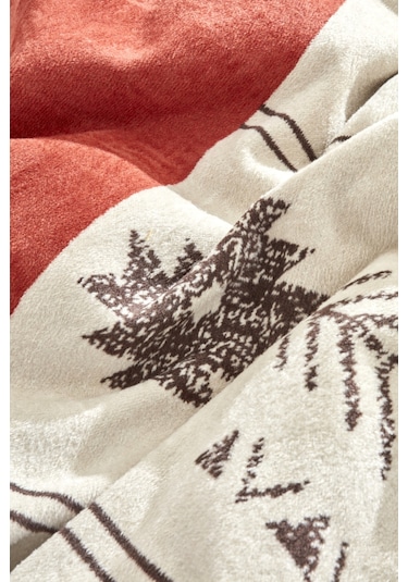 Karaca Home Raya Çift Kişilik Pamuk Battaniye Kremit 200.22.04.0212