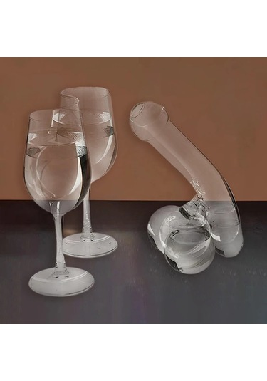 Yaratıcı Sürahi Cam Şarap Suyu Cam Bardak Viski Şampanya Brendi Şeffaf