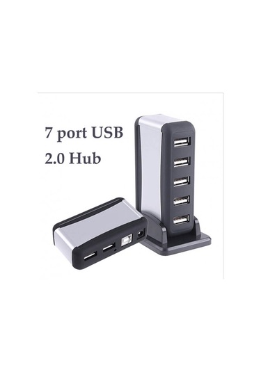 7 Port Usb Çoklayıcı Usb Hub Çoğaltıcı Adaptörlü Pc Notebook