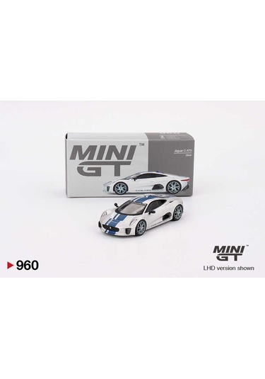 Mini Gt 1/64 960 Jaguar C-x75 Silver