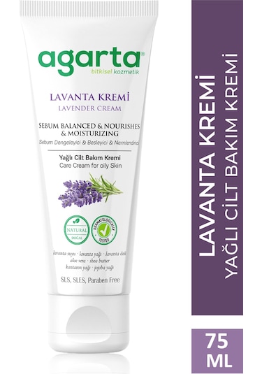 Agarta Doğal Lavanta Cilt Bakım Kremi 75 ML