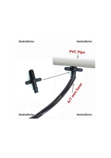 Yüz 4/7mm Ayırıcı Adaptör Konnektörü Diken Ve Bahçe Sulama Hortumları Bağlantı Parçaları Seri 8536 Diğer