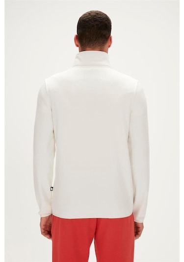 Bowie Full-zip Marshmallow Beyaz Fermuarlı Erkek Polar Sweatshirt 23.02.21.001 001