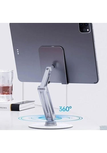 Tongxida Cbtx Boneruy L06x Telefon Standı - 360 Dönüşümlü, Koyu Gri Standı Koyu Gri