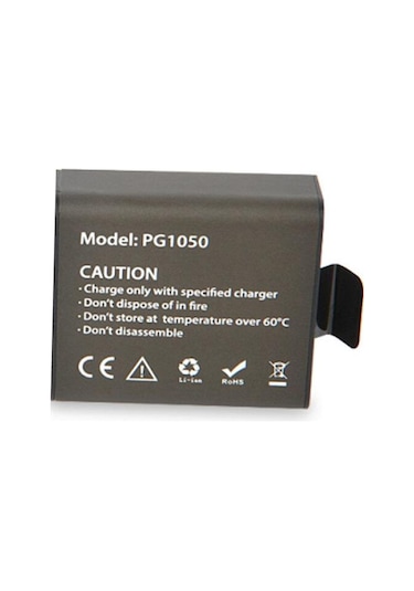 Eken H9 / H9r 4k Aksiyon Kameralar için 1050mah Batarya