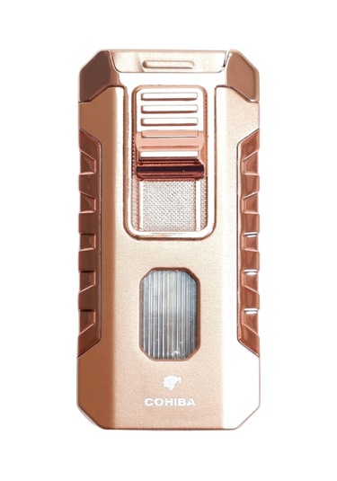 Cohiba 3 Torch Pürmüz Bronz Metal Puro Çakmağı - Tr9481