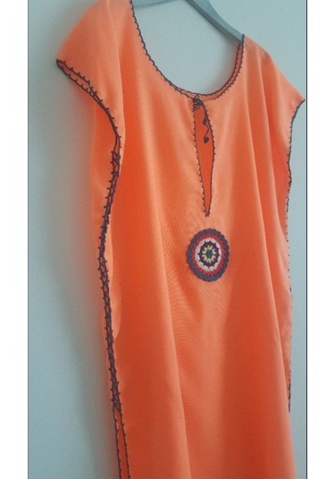 Plaj Elbisesi Turuncu