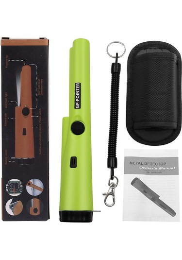 Dofolink El Tipi Metal Dedektörü - 360 Derece Yüksek Hassasiyetli, Taşınabilir Ve Dayanıklı, Yeşil Pil Hariç