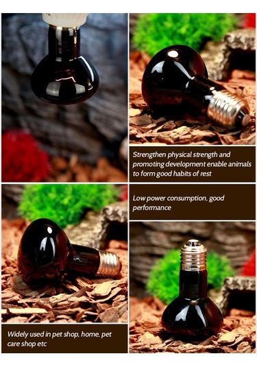 Teltree E27 Tungsten Evcil Hayvan Isıtma Lambası, 220-240v 100w, Gündüz Kullanıma Uygun, Isı Sağlama Fonksiyonu