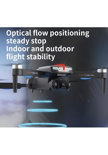 C13s Drone 4k Üçlü Kamera Engel Kaçınma 360 Akrobasi Fırçasız Motor Optik Akış Katlanabilir Drone