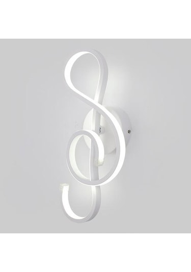 Suntek Pvc Duvar Lambası Başucu Aplik Işık Kapalı Koridor Beyaz Beyaz Işık