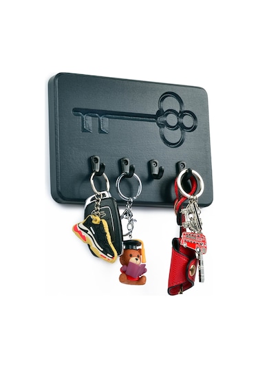 Woodcraft Mini Anahtar Askısı, Askılık, Anahtarlık (515858633) Antrasit