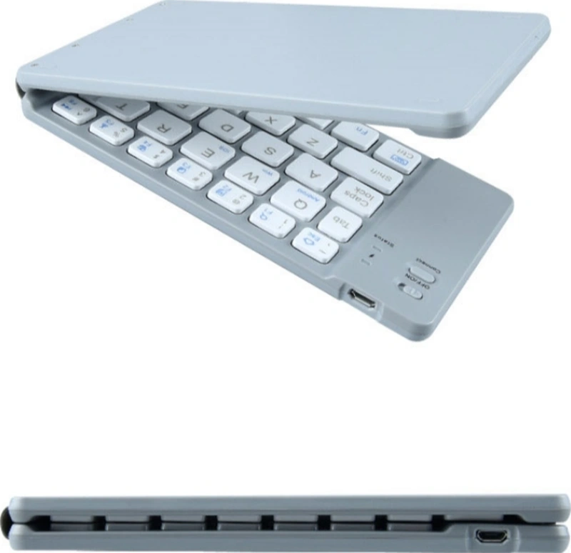 Sones Bt18 Bluetooth Klavye Manyetik Katlanır Kablosuz Klavye Cep Telefonları, Tabletler Ve Bilgisayarlar İçin