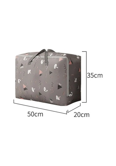 Myston House Battaniye, Yastık, Çarşaf, Giysi Ve Ceketler İçin Saklama Düzenleyici 168839511 Gri