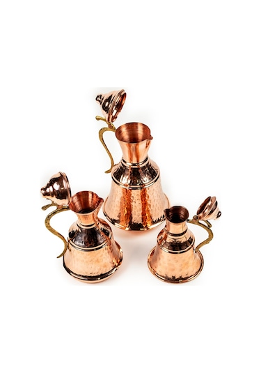 Antepsepeti Bakır Mini Güğüm Seti No 1-2-3