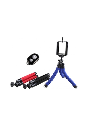 Ally Selfie Mini Tripod + Bluetooth Kumanda Siyah