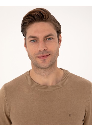 Pierre Cardin Erkek Camel Kazak /triko 50314192-vr015 CAMEL