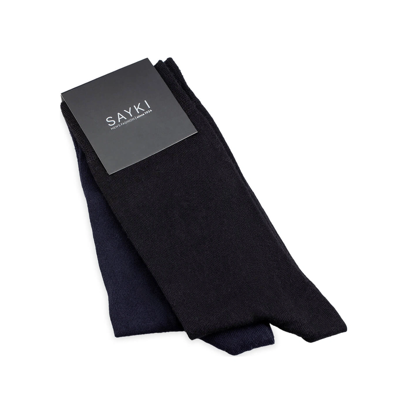 Siyah İkili Bambu Soket Çorap Model2