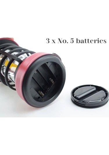 Kamp Lambası - 300 Lümen - Madfox Vintage Glamping - Kırmızı - 547320 Çok Renkli