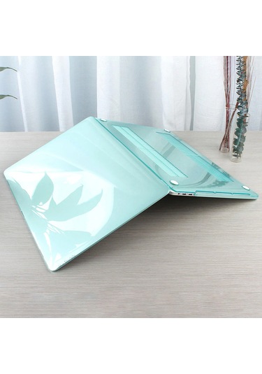 Macbook Air Kılıf 13 İnç Parlak Kristal Eski Usb'li Model 2010-2017 A1369 A1466 İle Uyumlu AÇIK YEŞİL