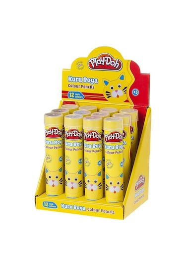 Play-doh 12 Renk Metal Tüp Kuruboya Ku005