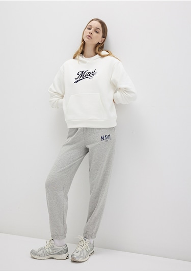 Mavi - Mavi Logo Baskılı Gri Eşofman Altı 1010757-82816 Gri