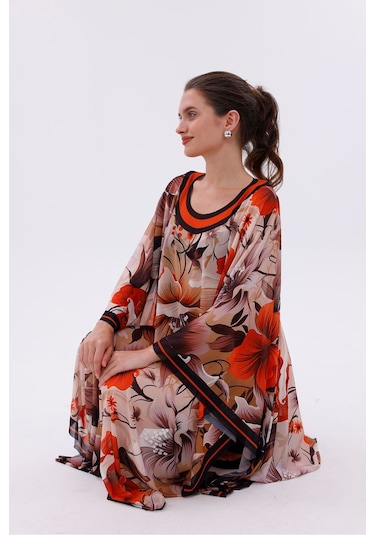 Tarzını Seç Kimono Pareo - Tesettür Pareo - Belek Model 240x135 Cm Çok Renkli