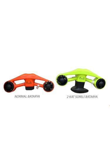 Sea Scooter Elektrikli Deniz Su Scooter Hoverboard Citymate +Kılf Yeşil 2 Adet Normal Bataryalı