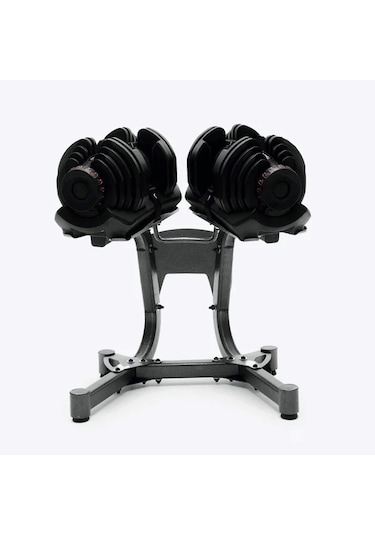 Ayarlanabilir Dambıl Ve Stand Seti 2 X 40 Kg Ayarlanabilir Mekanizmalı Dambıl + Dambıl Standı