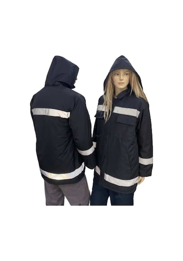 Reflektörlü Iş Güvenlik Montu-With Reflector Work Safety Jacket (521422434)