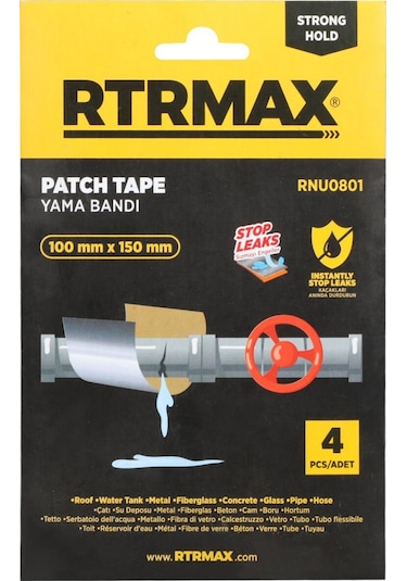 Rtrmax Rnu0801 Yama Bandı 100 Mm X 150 Mm - 4 Adet