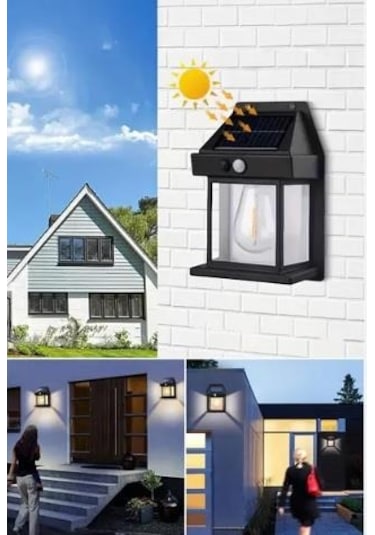 Helios 10w Solar Duvar Aplik Beyaz Işık Hs-4028