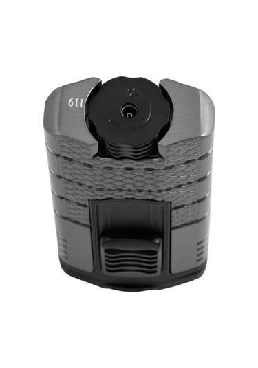 Tactical Triple Lighter Gunmetal Siyah Puro Çakmağı