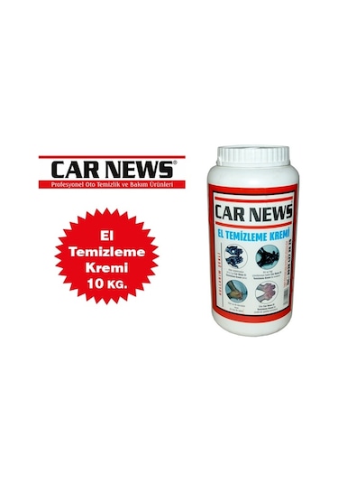 Car News El Temizleme Kremi 10 KG