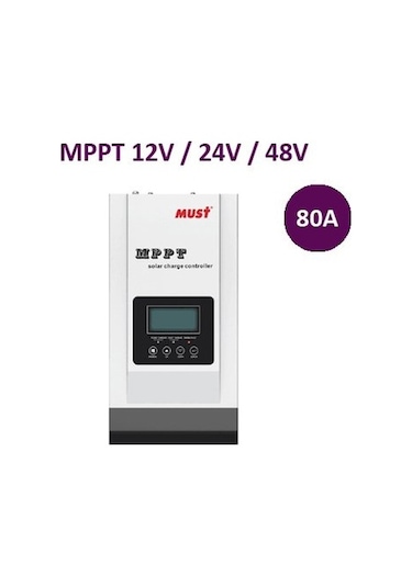 Must 80A Amper Mppt Solar Şarj Kontrol Cihazı