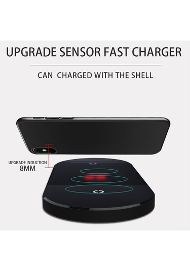 Xiyyadms Siyah İki Cihazlı Kablosuz Şarj Cihazı - 10w Hızlı Şarj, Çoklu Koruma, Dürtmeye Dayanıklı, Kolay Kullanım