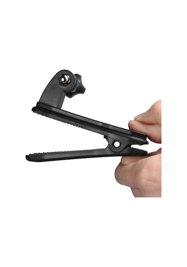 Hombey Su Geçirmez Kılıfı İçin Aksiyon Kamerası Klembi - 360 Döner, 4cm Açılım, Güçlü Tutma - Bel, Çanta, Şapka Üzerine Kolay Monte