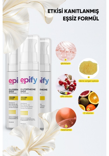 Epify Glutatyon Shot Cilt Beyazlatıcı Krem 75 ML