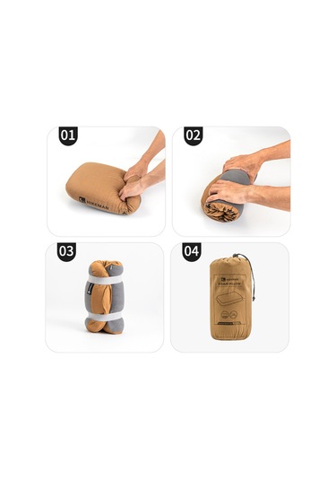 Springsun Yeşil Hafıza Köpük Yastık - Kamp, Seyahat Ve Öğle Dinlenme İçin Taşınabilir Boyun Desteği - Yavaş Geri Yayılımlı Ve Yıkama Kolay Kılıf Yeşil