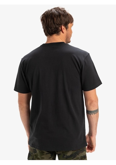 Quiksilver Ev Mini Logo Ss Erkek T-shirt-29761 Siyah