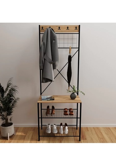 Portmanto Askı Elbise Askısı Vestiyer 6098