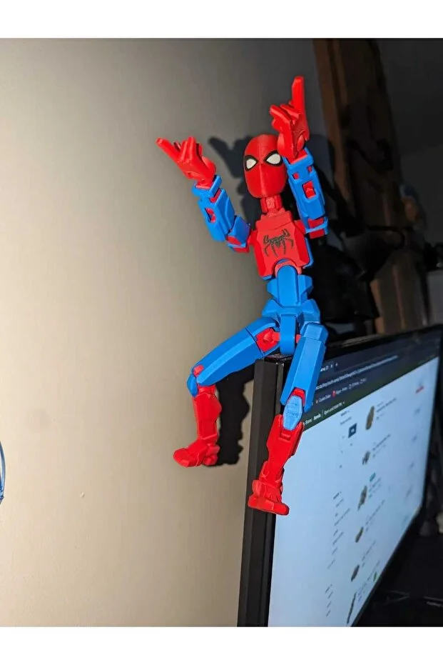 Dummy Spiderman: Eklemleri Hareketli 14 Cm Mini Figür Örümcek Adam