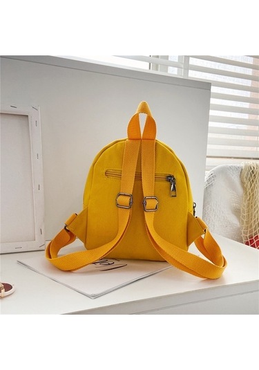 Sevimli Çizgi Çocuk Okul Çantası 03f48n Çok Renkli