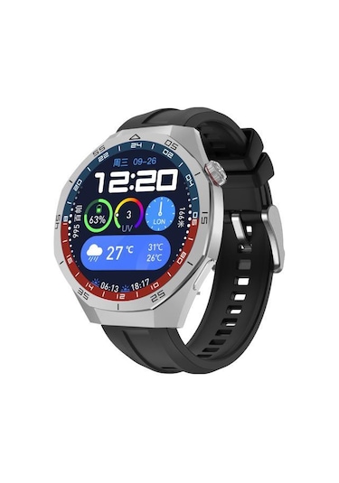 Sunix Wt6 Pro Amoled Ekran 48mm Metal Ve Silikon Kordonlu Akıllı Saat