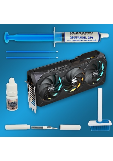 Ropcomp Gpufanoil Gpu Ekran Kartı Fan Bakım Kiti Gp5k