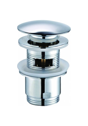 Creavit Lavabo Sifon Başlığı Pop-up Taşmalı Krom