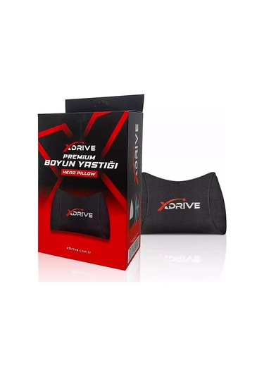 Xdrive Premium Baş Yastığı Siyah Kumaş