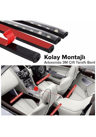 Alfa Romeo Giulietta Uyumlu 12 Ledli Ayak Altı Sese Duyarlı Led