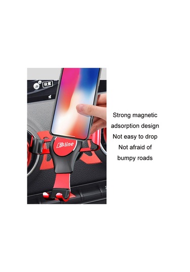 Audi Araba Güçlü Manyetik Telefon Tutucu İçin A3 / S3 Stand 1 Siyah