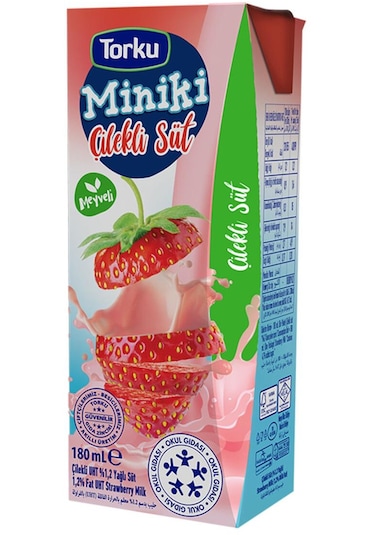 Torku Miniki Çilekli Süt 180 Ml X 24 Adet